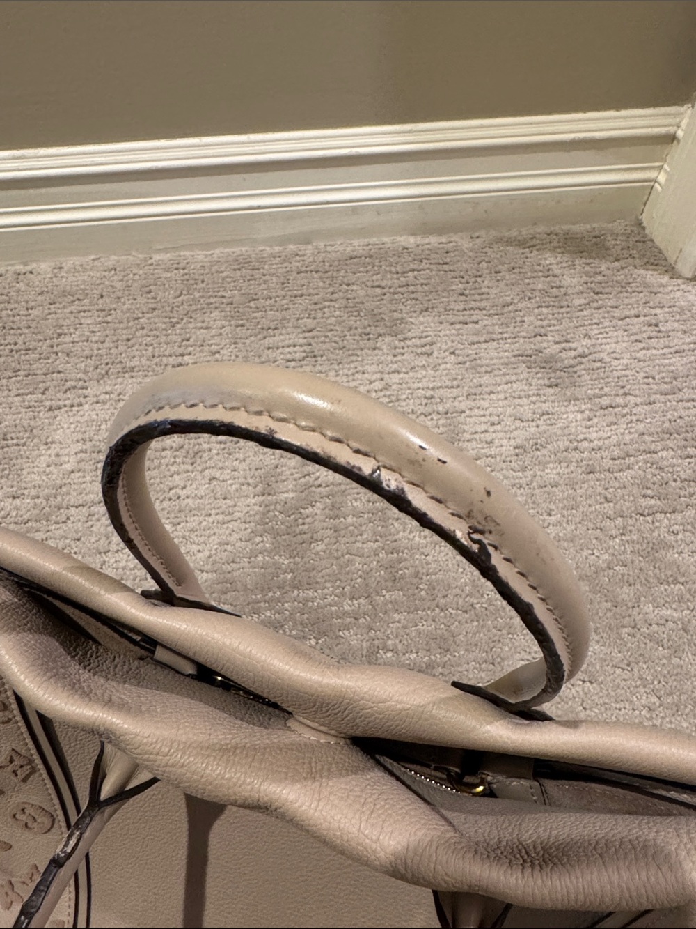 Louis Vuitton PM Mono Velour Galet Tote - Picture 7 of 16